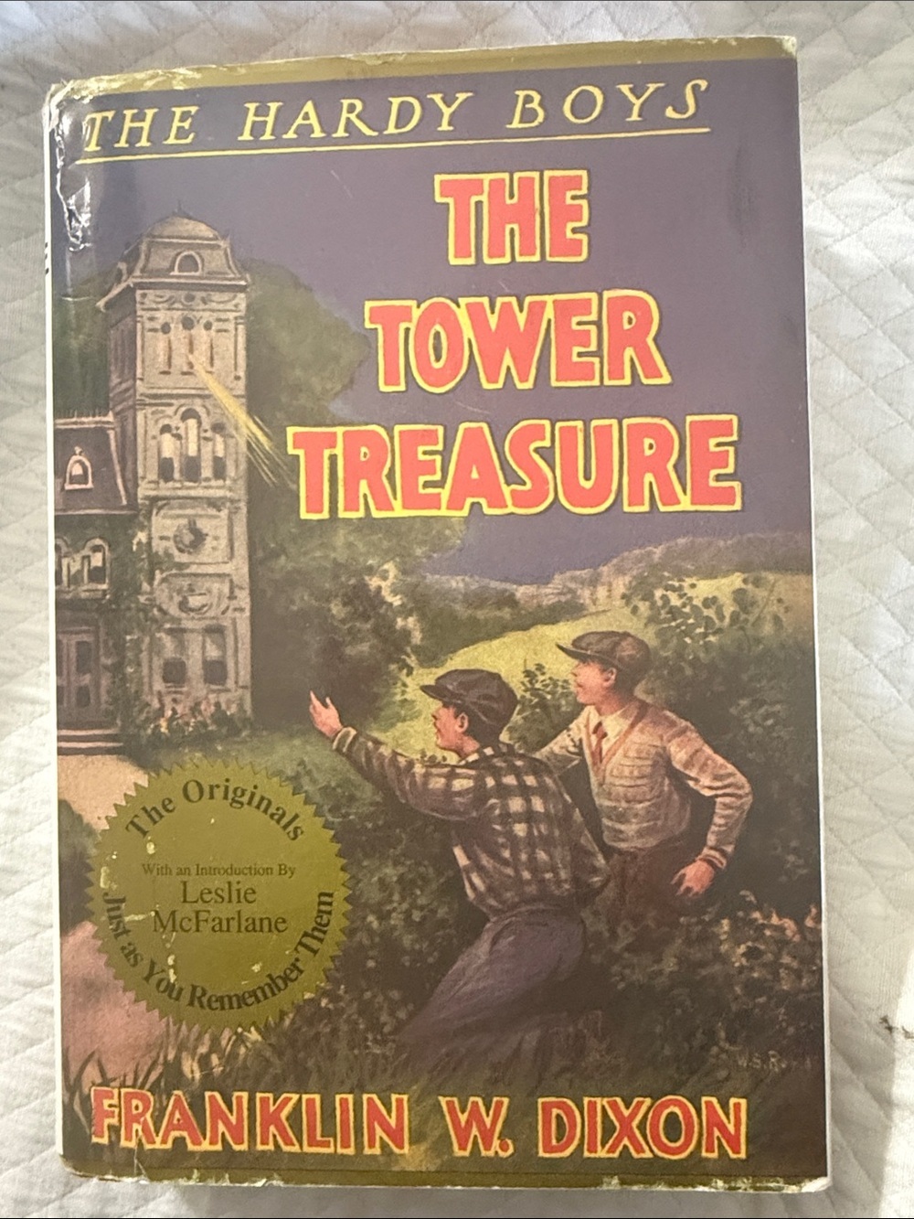 The Hardy Boys The Tower Treasure - Hardcover Applewood Books First Printing